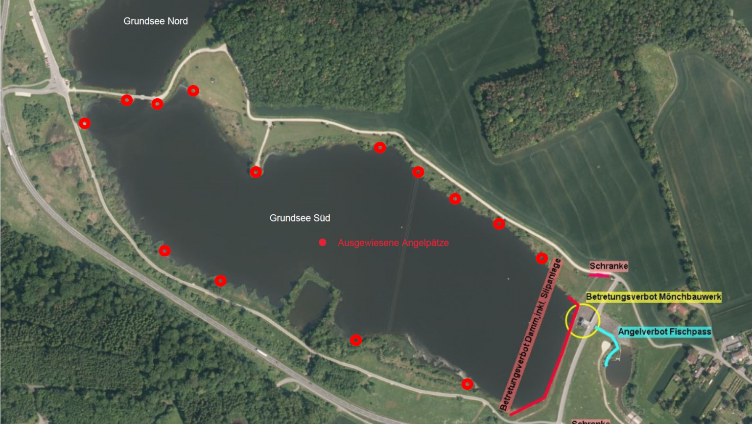 Angelhinweise für den Goldbergsee Bezirksfischereiverein Coburg e.V.